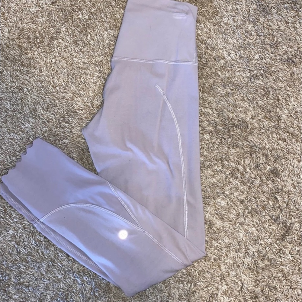 Lululemon scalloped align leggings